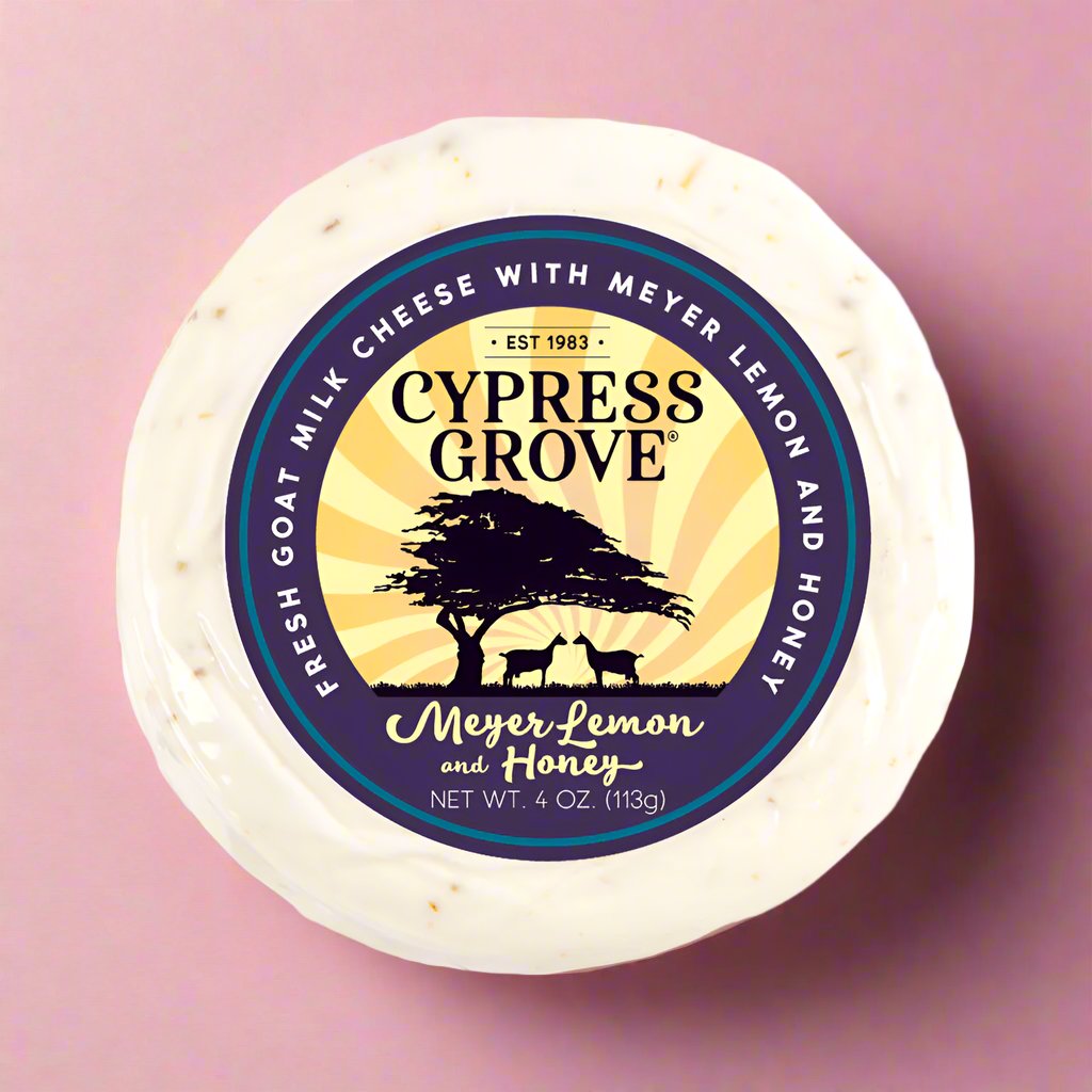 Meyer Lemon & Honey Chevré, Goat's Milk, Cypress Grove, Arcata, CA (4oz)