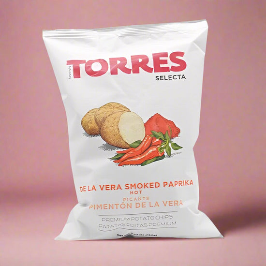 Pimentón de la Vera / Smoked Paprika Potato Chips, Torres Selecta, Spain [150g Small Bag]