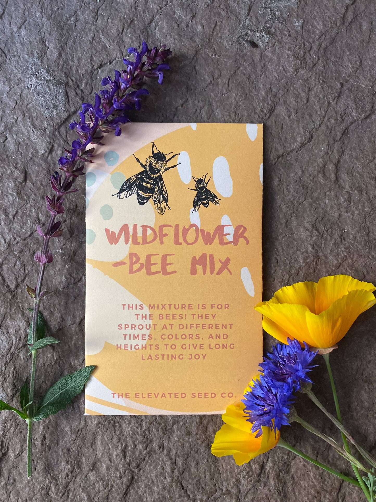 The Elevated Seed Co. - Wildflower Garden Seed Mix- For the Bees