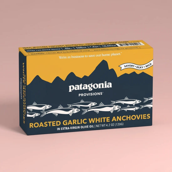 Roasted Garlic White Anchovies, Patagonia Provisions, Spain