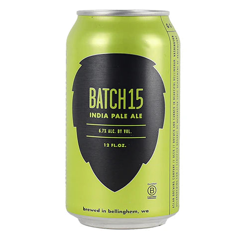Aslan Brewing 'Batch 15' Hazy IPA, Bellingham, WA [12oz. can]