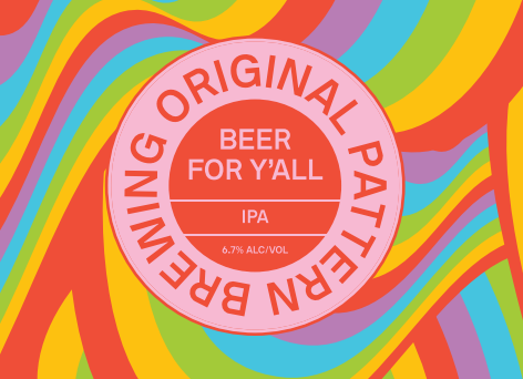 Original Pattern Brewing Co. 'Beer for Y'all' IPA, Oakland, CA [16oz Can]