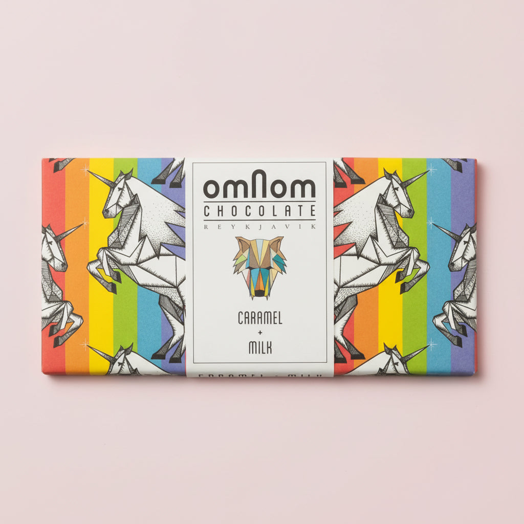 Caramel & Milk "Pride" Chocolate, OmNom, Iceland (2.1oz)