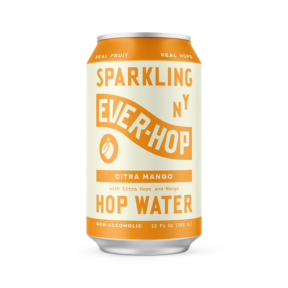 Ever-Hop 'Citra Mango' Sparkling Hop Water (Non-Alc), NY [12oz. can]