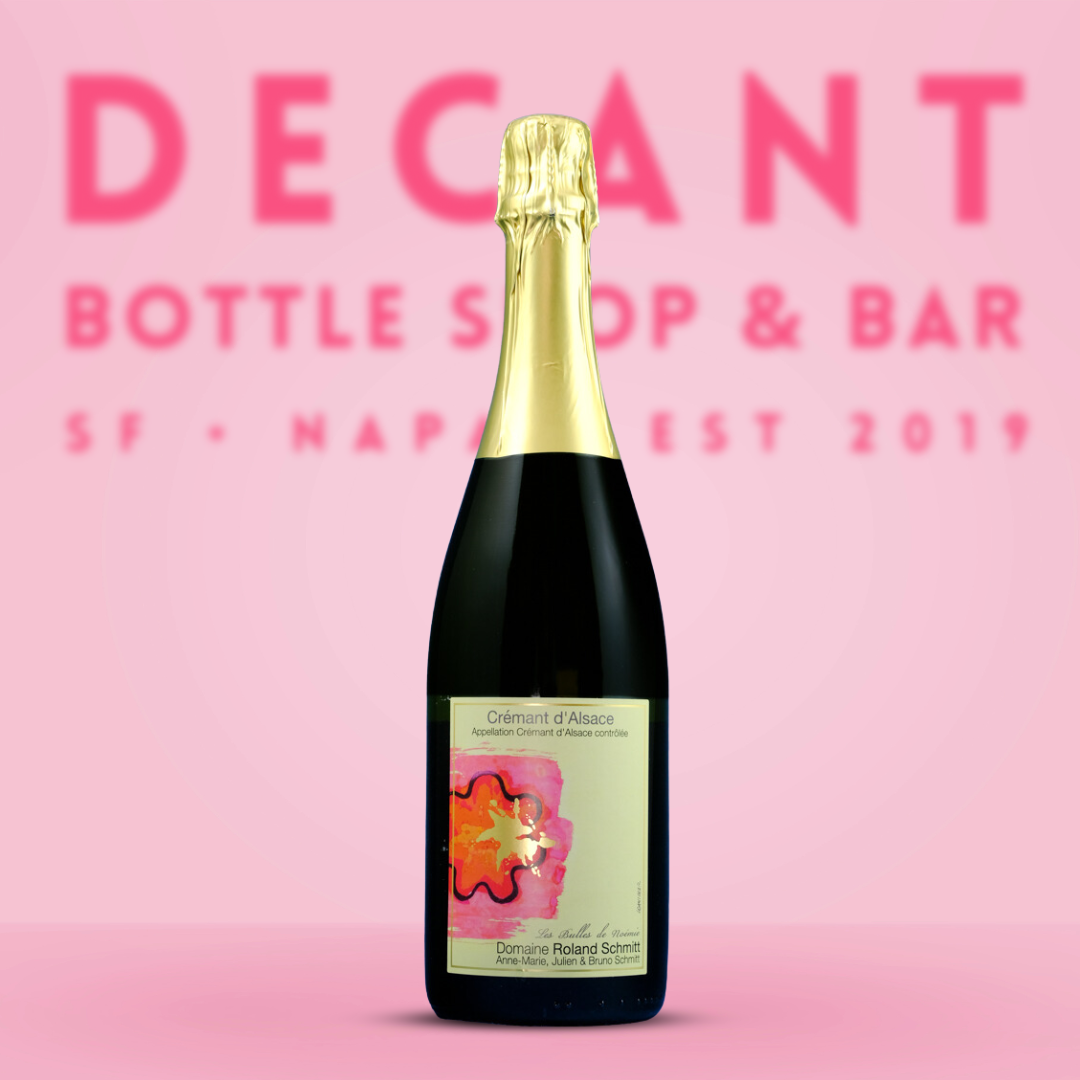 Domaine Roland Schmitt 'Les Bulles de Noemie', Crémant d'Alsace Extra Brut, Alsace, France NV