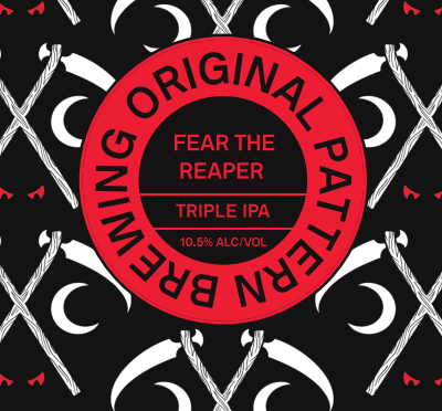 Original Pattern Brewing Co. 'Fear the Reaper' Triple IPA, Oakland, CA [16oz Can]