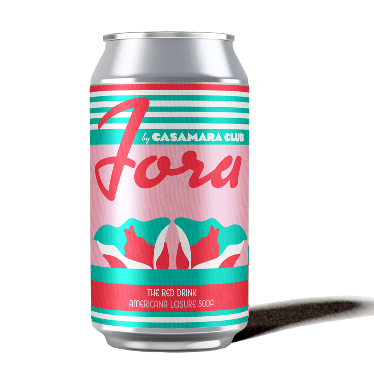 Casamara Club 'Fora' The Red Drink Leisure Soda (Non-Alcoholic), Detroit [12oz Cans]