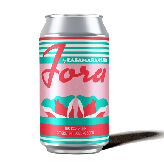 Casamara Club 'Fora' The Red Drink Leisure Soda (Non-Alcoholic), Detroit [12oz Cans]