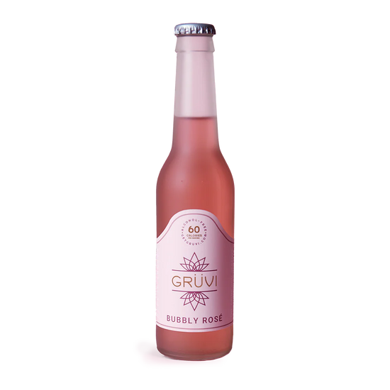 GRUVI Bubbly Rosé, Alcohol Free Sparkling Wine