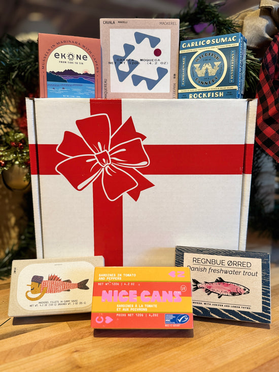THE DECANT TINNED FISH HOLIDAY GIFT SETS