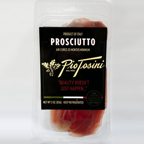 Pio Tosini Sliced Prosciutto di Parma, Italy [3 oz.]