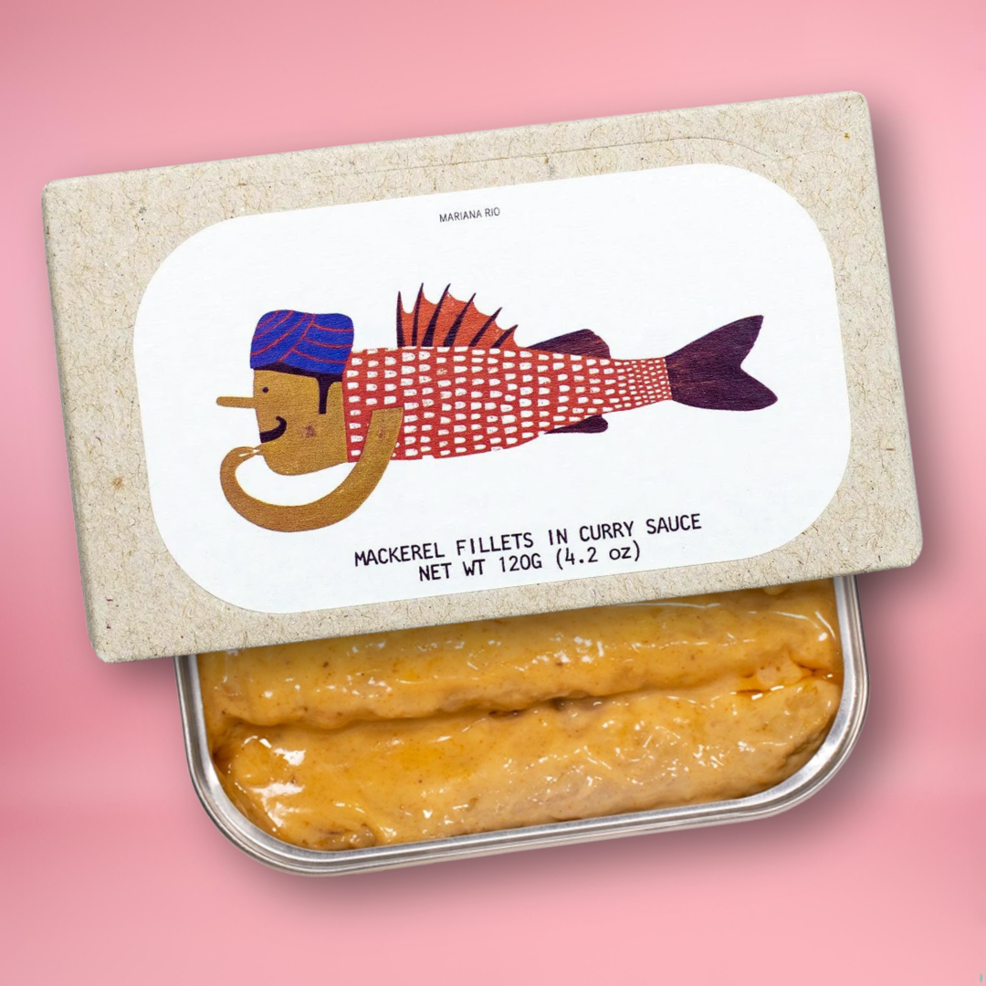 Mackerel Fillets in Curry Sauce, Jose Gourmet, Portugal