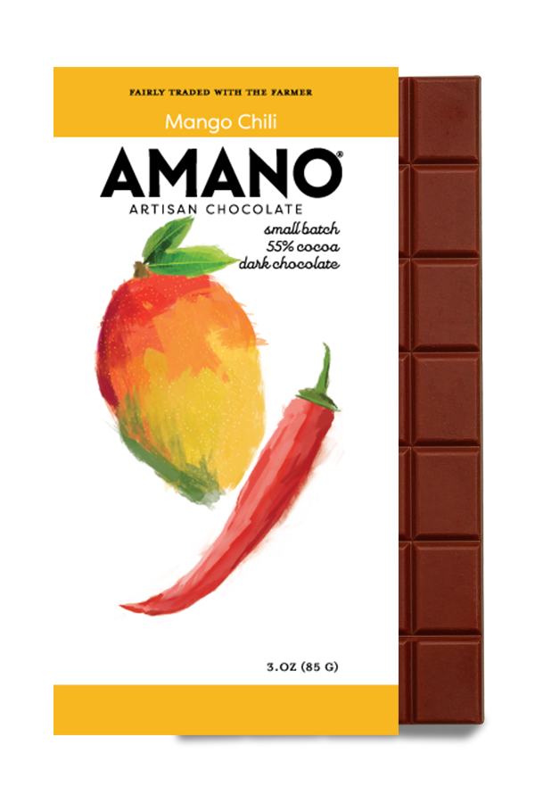 Mango-Chili Chocolate, Amano, Utah (3oz)