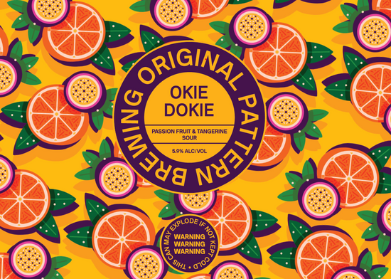 Original Pattern Brewing Co. 'Okie Dokie' Sour, Oakland, CA [16oz Can]