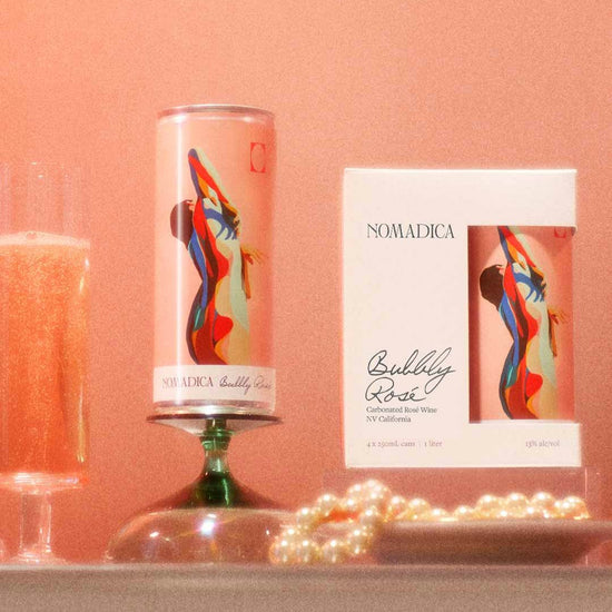 Nomadica 'Bubbly Rosé', California [250ml Can 4pk]