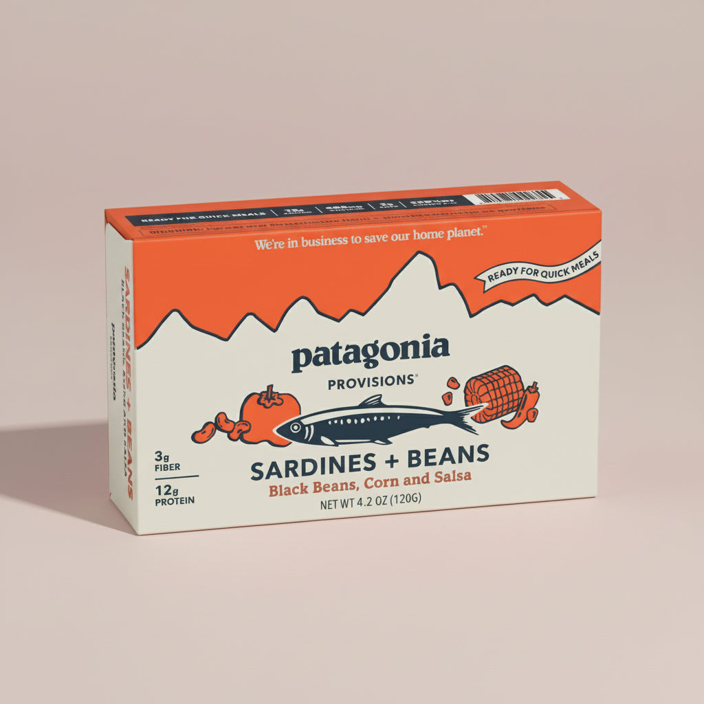 Sardines with Black Beans, Corn & Salsa, Patagonia Provisions, Spain