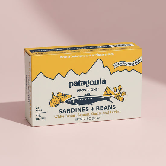 Sardines with White Beans, Lemon, Garlic & Leeks, Patagonia Provisions, Spain