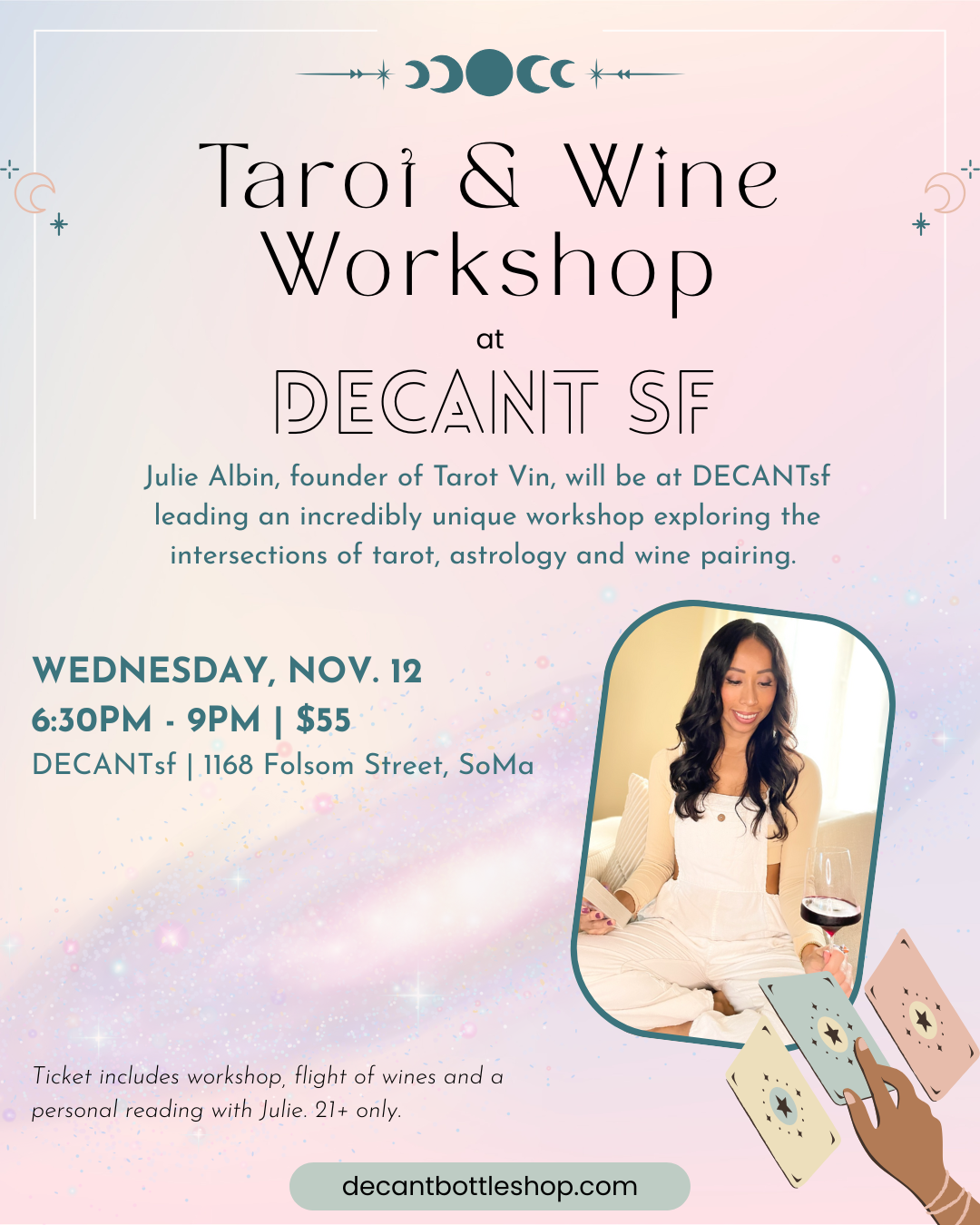 Tarot Vin Workshop @ DECANTsf - 11/12/25