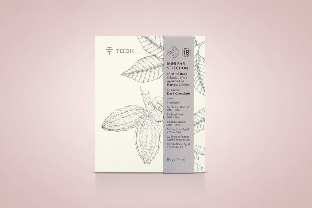 Signature Harvest & Aged Selection, Dark Chocolate Tasting Sampler, To'ak Chocolate