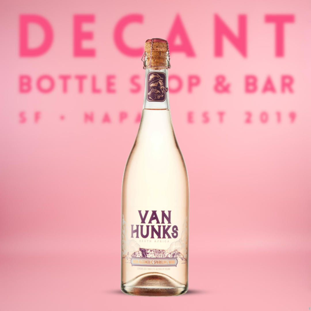 Van Hunks Sparkling Rosé Non-Alcoholic, Stellenbosch, South Africa NV