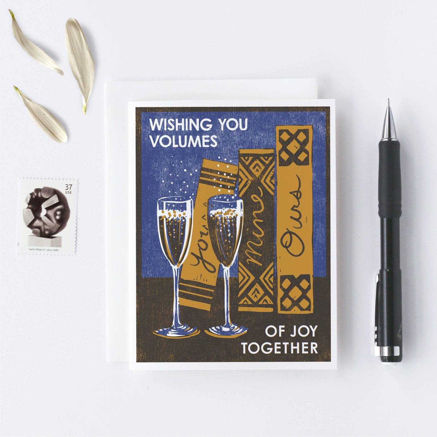 Volumes of Joy Letterpress Card