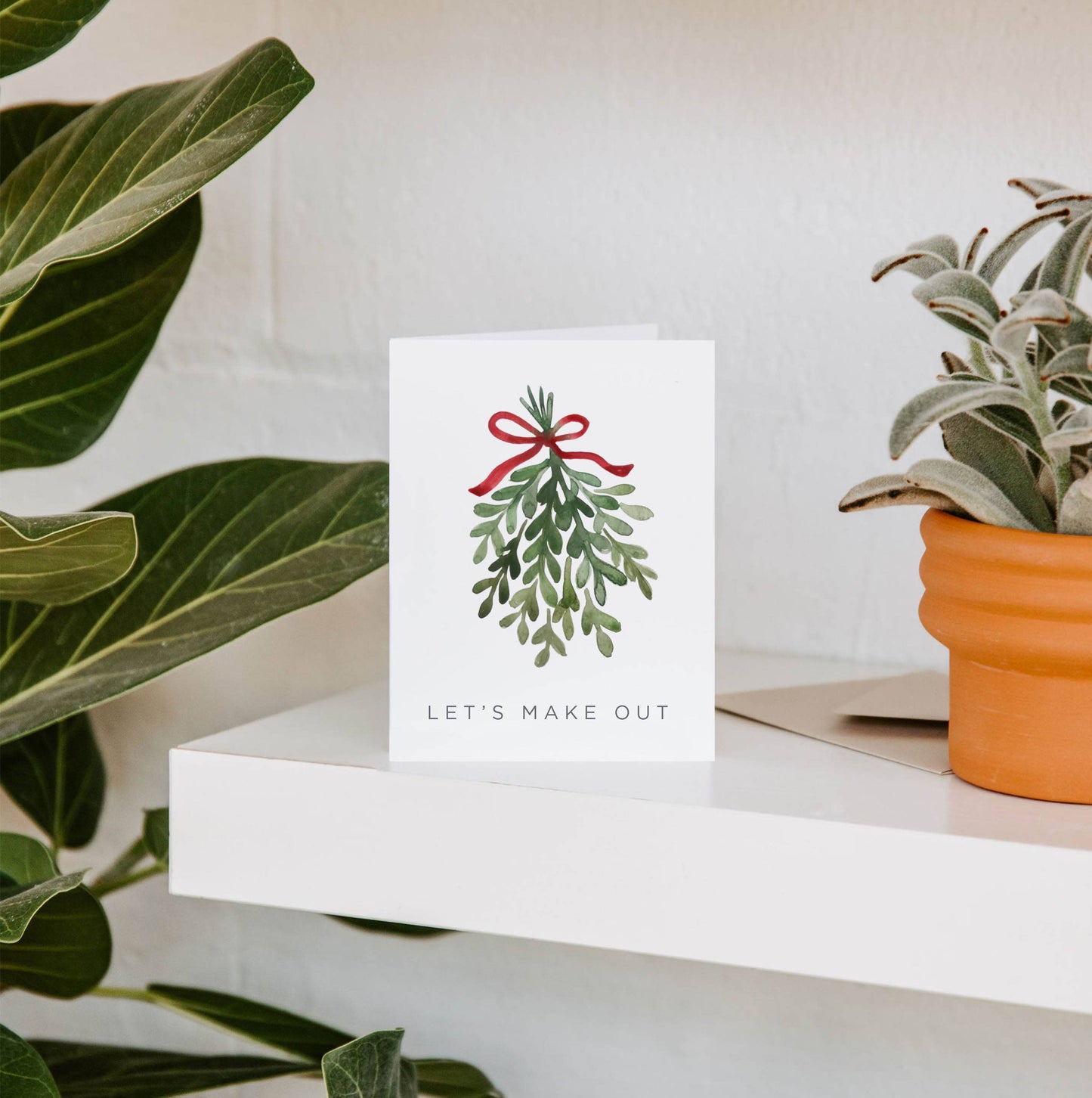 'Let's Make Out' Holiday Greeting Card