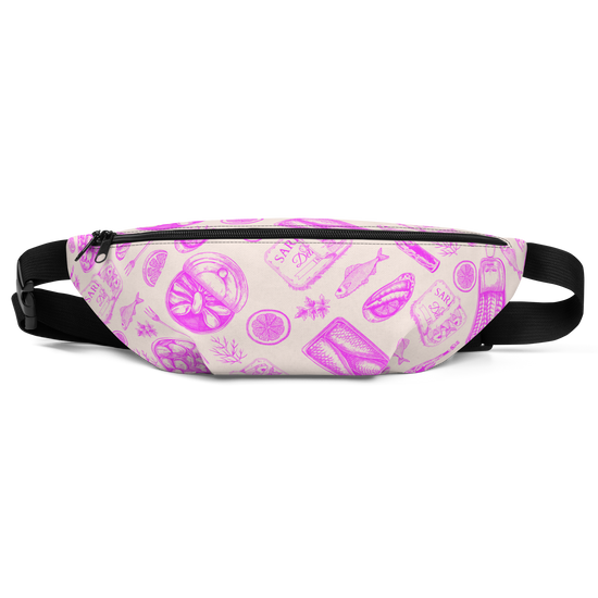 Tinned Fish Fanny Pack - Caribbean Pink by DECANTsf