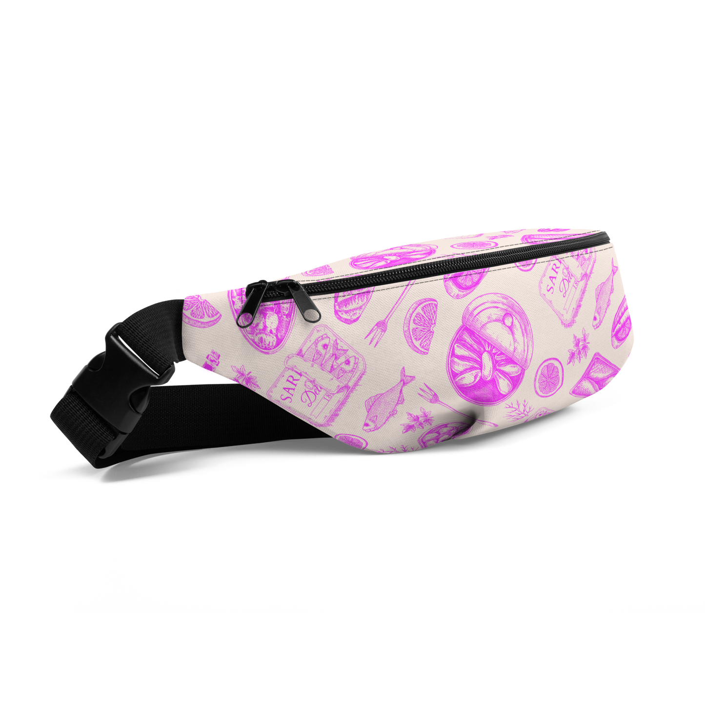 Tinned Fish Fanny Pack - Caribbean Pink by DECANTsf