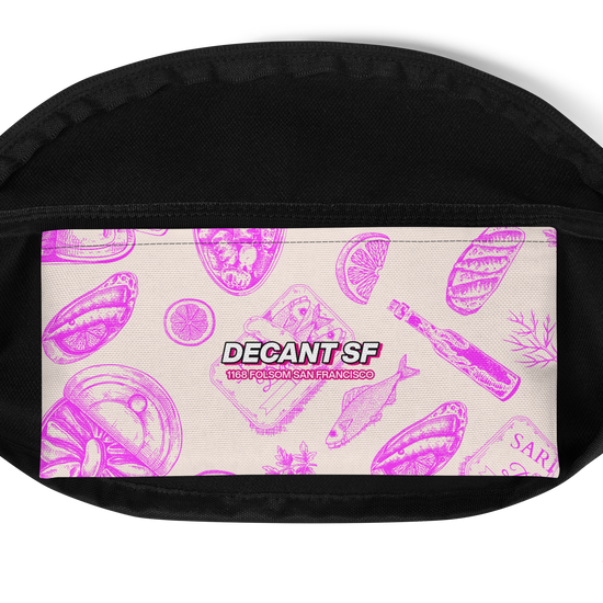 Tinned Fish Fanny Pack - Caribbean Pink by DECANTsf