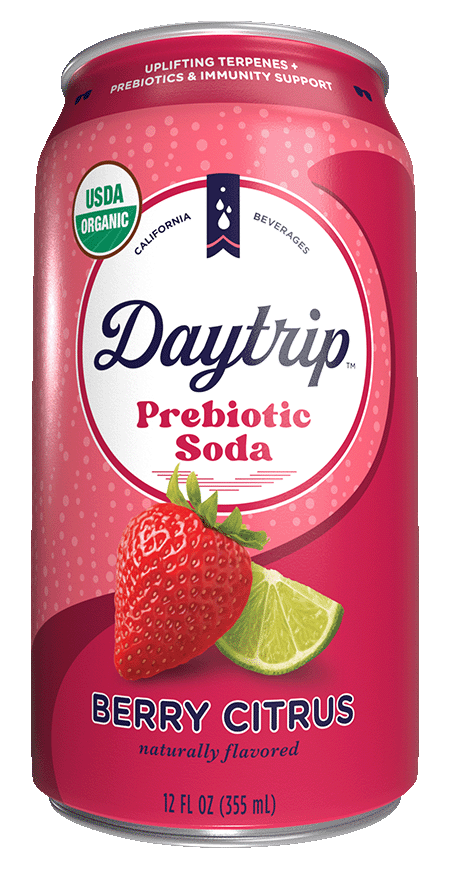 Daytrip Terpene-infused Prebiotic Sodas, CA [12oz. can]