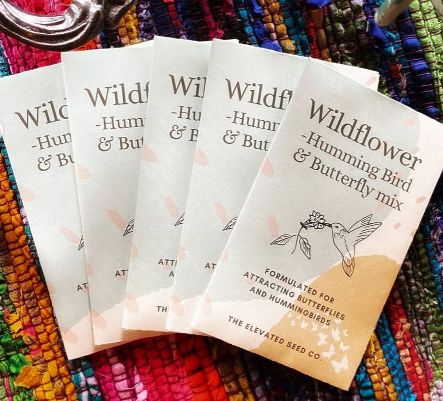 The Elevated Seed Co. - Wildflower Garden Seed Mix- Hummingbird & Butterfly