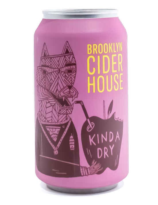 Brooklyn Cider House 'Kinda Dry' Hard Apple Cider, 12oz Can, NY