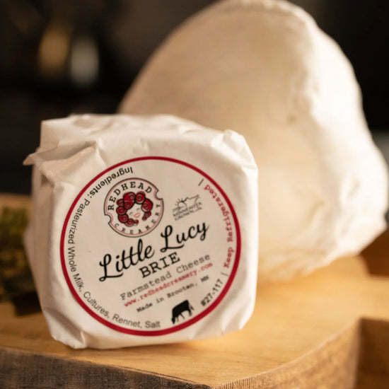 Little Lucy Cow's Milk Brie, Redhead Creamery, Brooten, MN (6 oz)