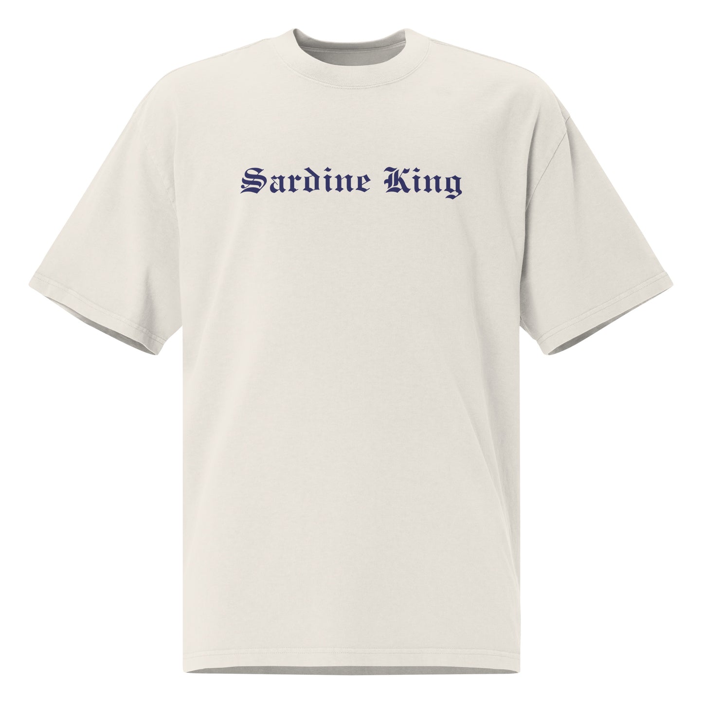 Sardine King | Oversized faded t-shirt