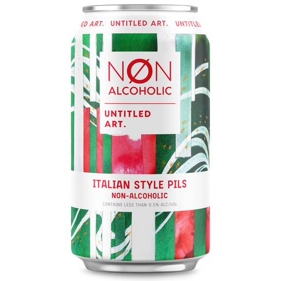 Untitled Art NON-ALC Italian Pilsner, Wisconsin [12oz can]