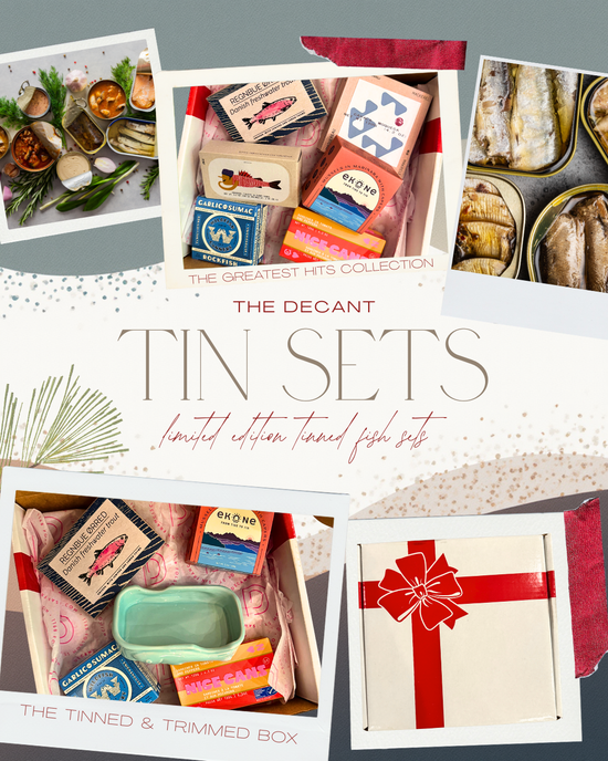 THE DECANT TINNED FISH HOLIDAY GIFT SETS