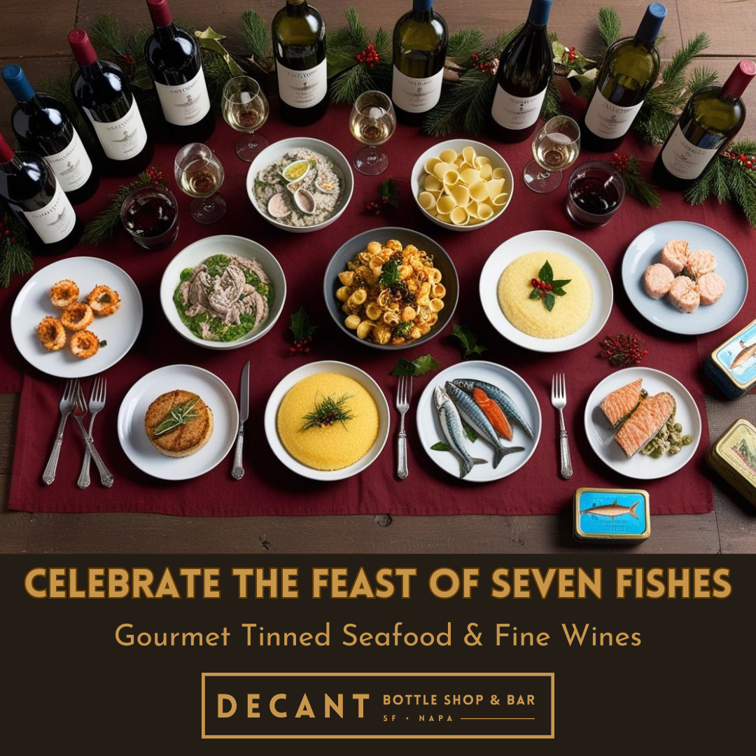 DECANT SF'S FEAST OF SEVEN FISHES: Wine & Tins!