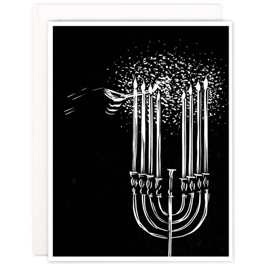 Heartell Press - Menorah Winter Holidays Card - DECANTsf