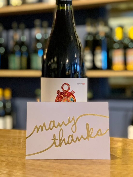 'Many Thanks' Blank Card - DECANTsf