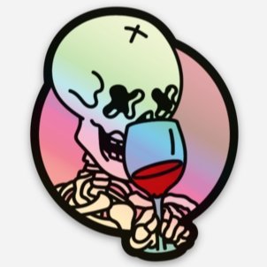 Shitty Wine Memes - STICKERS - DECANTsf